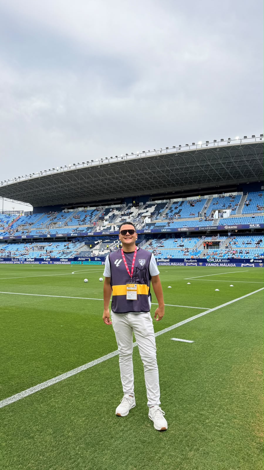 En el estadio